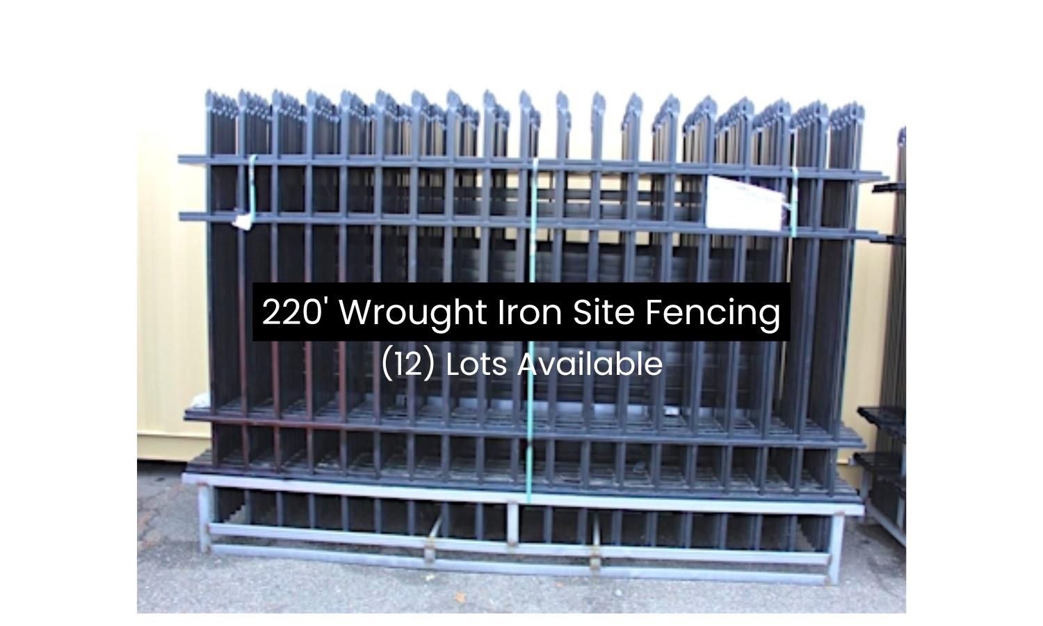 Wrought Iron Site Fencing